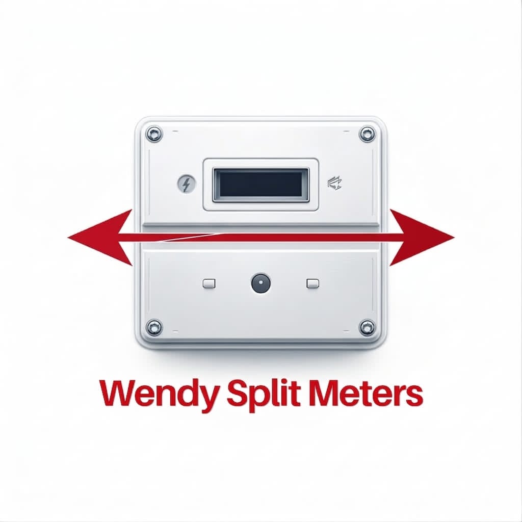 Electricity Split Meters with WENDY